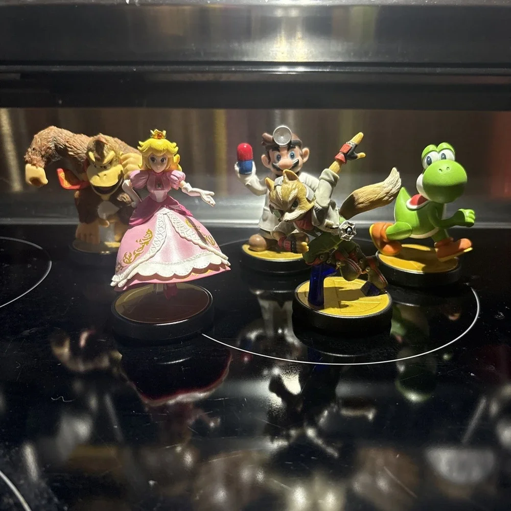 Amiibo Lot Smash Bros Dr Mario Donkey Kong Kirby Yoshi Fox Princess Nintendo